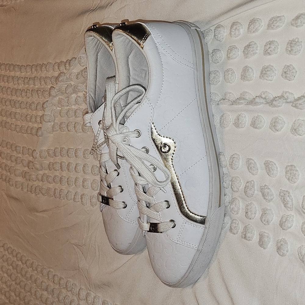 GBG sneakers white gold brand new no tags or box only tried on size 11 m…